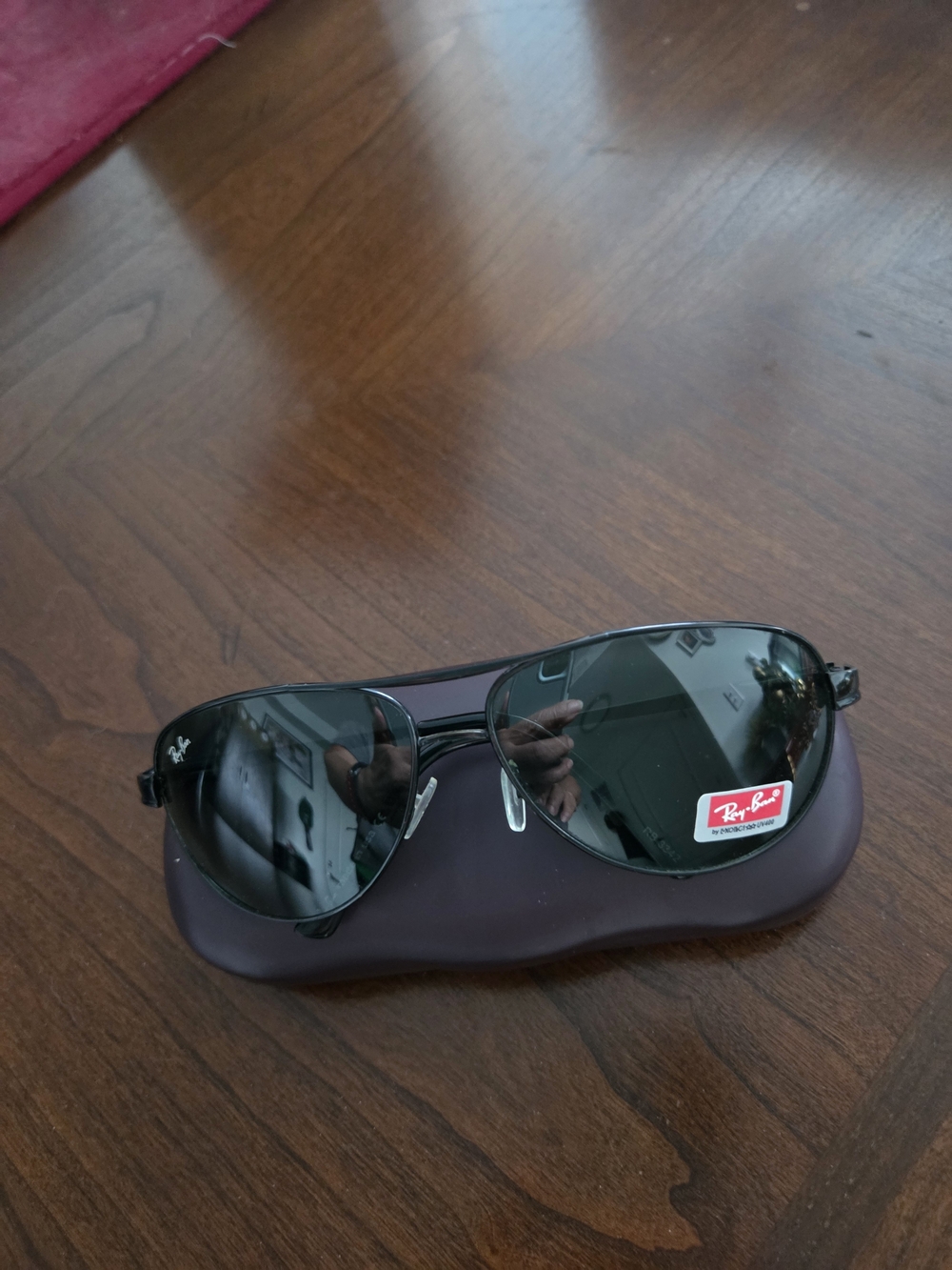 Ray-Ban Men's Black Aviator Sunglasses